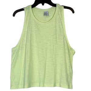 Z by Zella Women’s Racerback Tank Top in Yellow Green